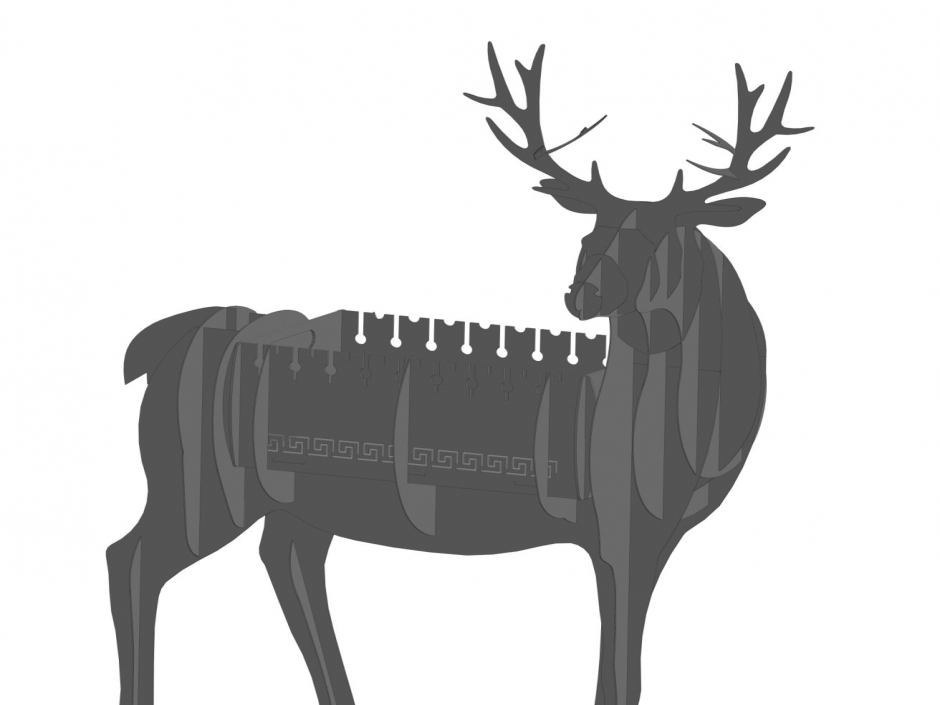 Мангал - олень